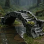 جسر حجري لمنضده الرمل